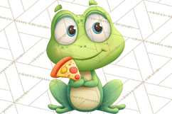Frog Storybook Clipart, Cute Cartoon Frog Illustrations Png Product Image 2