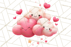 Valentine Ladybug Clipart PNG, Cute Bee Butterfly Beetle Png Product Image 3