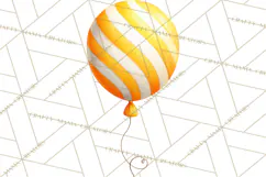 Birthday Balloon Clipart, Balloon Bunch PNG, Party Balloon Product Image 4