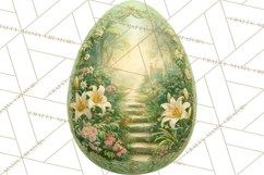 Christian Easter Clipart PNG, Resurrection Easter Egg Product Image 4
