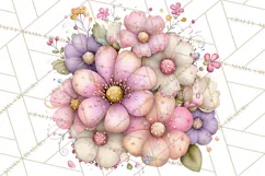 Magic Garden Bugs Clipart PNG, Pastel Fairy Garden Png Product Image 5