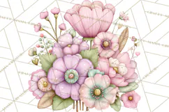Magic Garden Bugs Clipart PNG, Pastel Fairy Garden Png Product Image 2