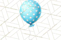 Birthday Balloon Clipart, Balloon Bunch PNG, Party Balloon Product Image 2