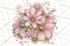 Magic Garden Bugs Clipart PNG, Pastel Fairy Garden Png Product Image 3