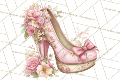 Floral Girl Power Clipart, Girly Feminine Icons Png Product Image 3
