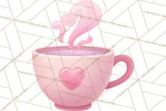 Cute Valentine Icons PNG Pastel Love Clipart Illustrations Product Image 5