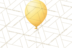 Birthday Balloon Clipart, Balloon Bunch PNG, Party Balloon Product Image 2