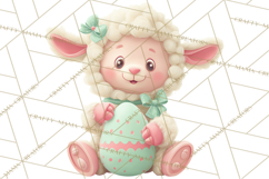 Whimsical Easter Characters Clipart PNG, Cute Mint Png Product Image 4