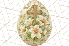 Christian Easter Clipart PNG, Resurrection Easter Egg Product Image 5
