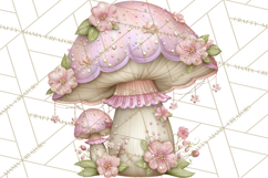 Magic Garden Bugs Clipart PNG, Pastel Fairy Garden Png Product Image 2