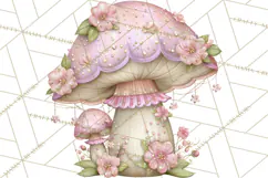 Magic Garden Bugs Clipart PNG, Pastel Fairy Garden Png Product Image 2