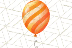 Birthday Balloon Clipart, Balloon Bunch PNG, Party Balloon Product Image 2