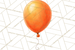 Birthday Balloon Clipart, Balloon Bunch PNG, Party Balloon Product Image 3