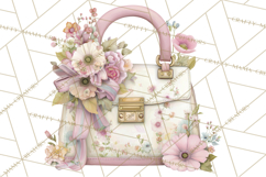 Floral Girl Power Clipart, Girly Feminine Icons Png Product Image 4