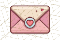 Cute Valentine Icons PNG Pastel Love Clipart Illustrations Product Image 4