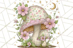 Magic Garden Bugs Clipart PNG, Pastel Fairy Garden Png Product Image 4