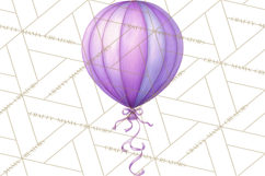 Birthday Balloon Clipart, Balloon Bunch PNG, Party Balloon Product Image 4