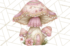Magic Garden Bugs Clipart PNG, Pastel Fairy Garden Png Product Image 5