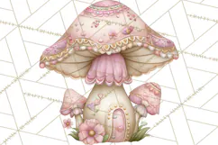 Magic Garden Bugs Clipart PNG, Pastel Fairy Garden Png Product Image 5