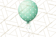 Birthday Balloon Clipart, Balloon Bunch PNG, Party Balloon Product Image 5
