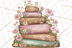 Magic Garden Bugs Clipart PNG, Pastel Fairy Garden Png Product Image 3