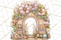 Magic Garden Bugs Clipart PNG, Pastel Fairy Garden Png Product Image 4