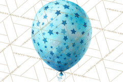 Birthday Balloon Clipart, Balloon Bunch PNG, Party Balloon Product Image 4