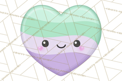 Cute Valentine Icons PNG Pastel Love Clipart Illustrations Product Image 5