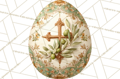 Christian Easter Clipart PNG, Resurrection Easter Egg Product Image 5