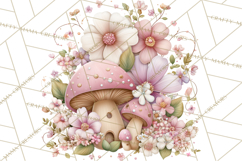 Magic Garden Bugs Clipart PNG, Pastel Fairy Garden Png Product Image 2