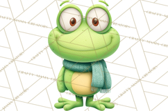 Frog Storybook Clipart, Cute Cartoon Frog Illustrations Png Product Image 2