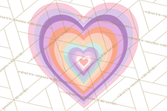 Cute Valentine Icons PNG Pastel Love Clipart Illustrations Product Image 3