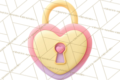 Cute Valentine Icons PNG Pastel Love Clipart Illustrations Product Image 2