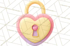Cute Valentine Icons PNG Pastel Love Clipart Illustrations Product Image 2