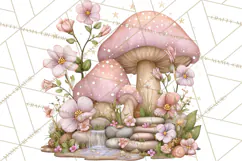 Magic Garden Bugs Clipart PNG, Pastel Fairy Garden Png Product Image 2