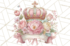 Floral Girl Power Clipart, Girly Feminine Icons Png Product Image 3