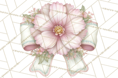 Floral Girl Power Clipart, Girly Feminine Icons Png Product Image 4