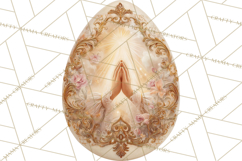 Christian Easter Clipart PNG, Resurrection Easter Egg Product Image 4