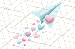 Cute Valentine Icons PNG Pastel Love Clipart Illustrations Product Image 5