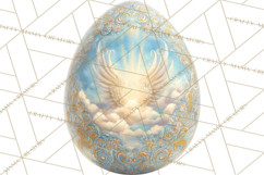 Christian Easter Clipart PNG, Resurrection Easter Egg Product Image 5