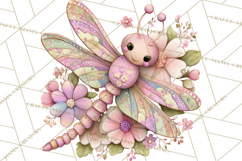 Magic Garden Bugs Clipart PNG, Pastel Fairy Garden Png Product Image 2