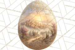 Christian Easter Clipart PNG, Resurrection Easter Egg Product Image 2