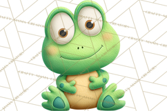 Frog Storybook Clipart, Cute Cartoon Frog Illustrations Png Product Image 3