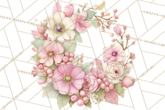 Floral Girl Power Clipart, Girly Feminine Icons Png Product Image 4