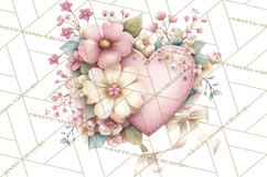 Floral Girl Power Clipart, Girly Feminine Icons Png Product Image 5