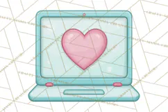Cute Valentine Icons PNG Pastel Love Clipart Illustrations Product Image 2