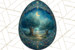 Christian Easter Clipart PNG, Resurrection Easter Egg Product Image 2
