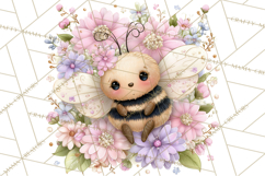Magic Garden Bugs Clipart PNG, Pastel Fairy Garden Png Product Image 3