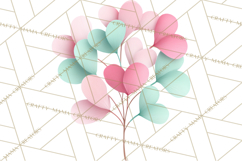 Cute Valentine Icons PNG Pastel Love Clipart Illustrations Product Image 3