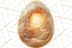 Christian Easter Clipart PNG, Resurrection Easter Egg Product Image 4